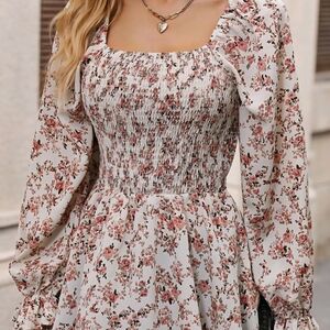 Floral Peplum Blouse